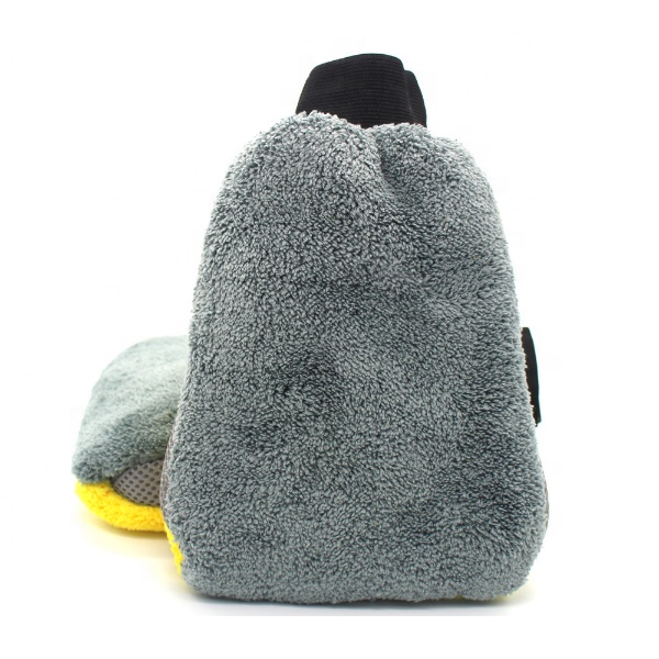 Coral Fleece không thấm nước Microfiber Wash Mitt